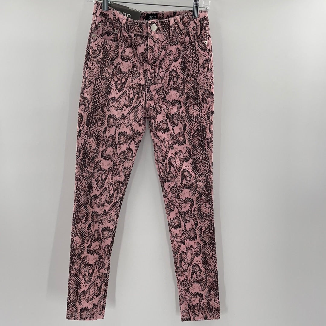 BDG Pink Snakeskin Patterned Pants (Size 26)