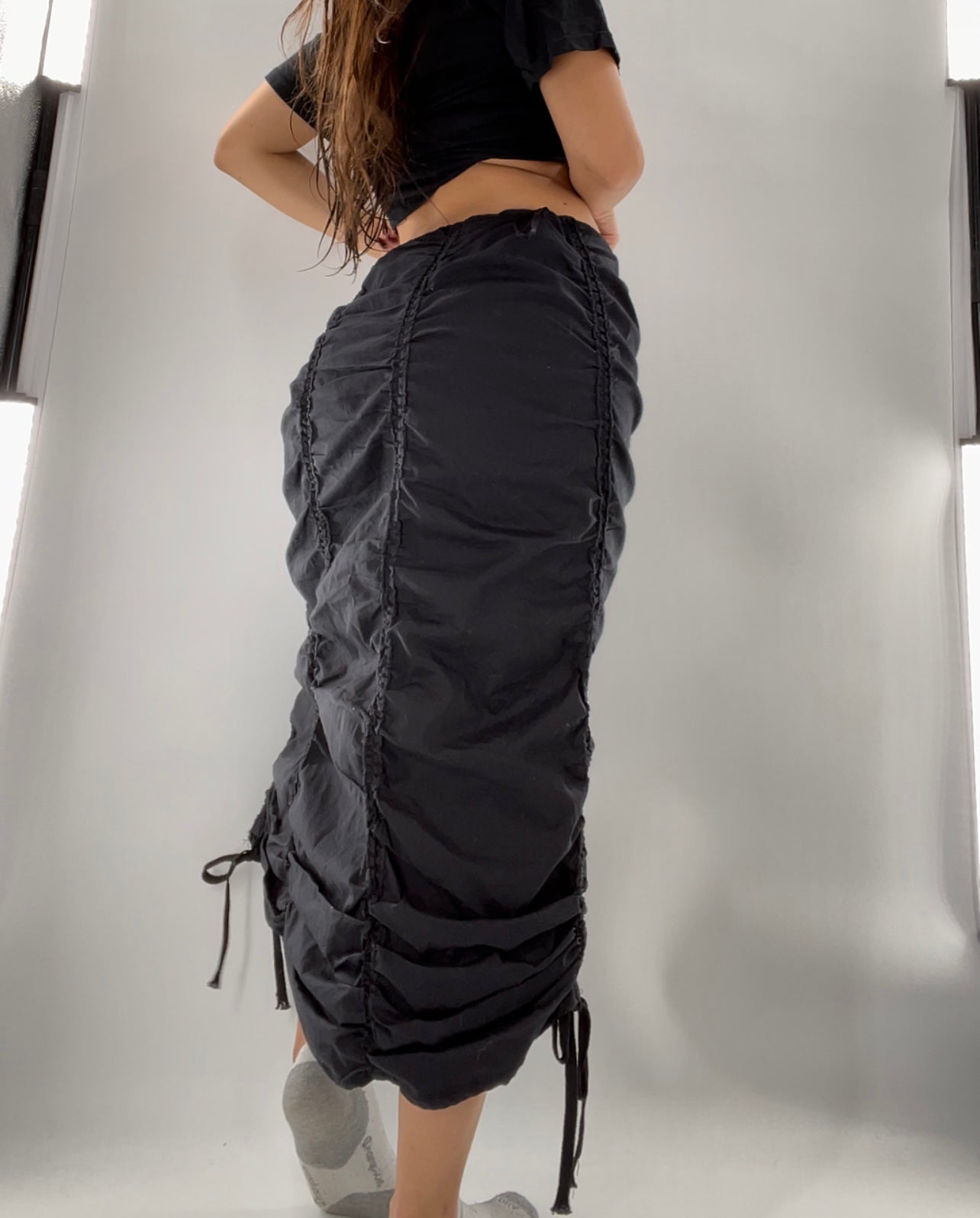 Mix Nouveau NY Black Cargo Skirt (Large)10