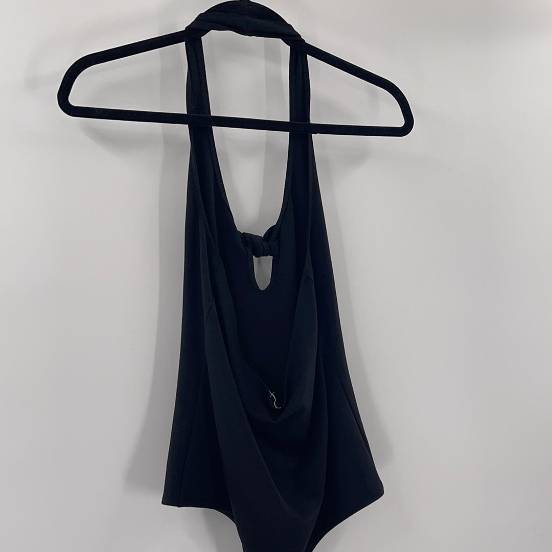 Intimately Free People Black Sleeveless Bodysuit (S)