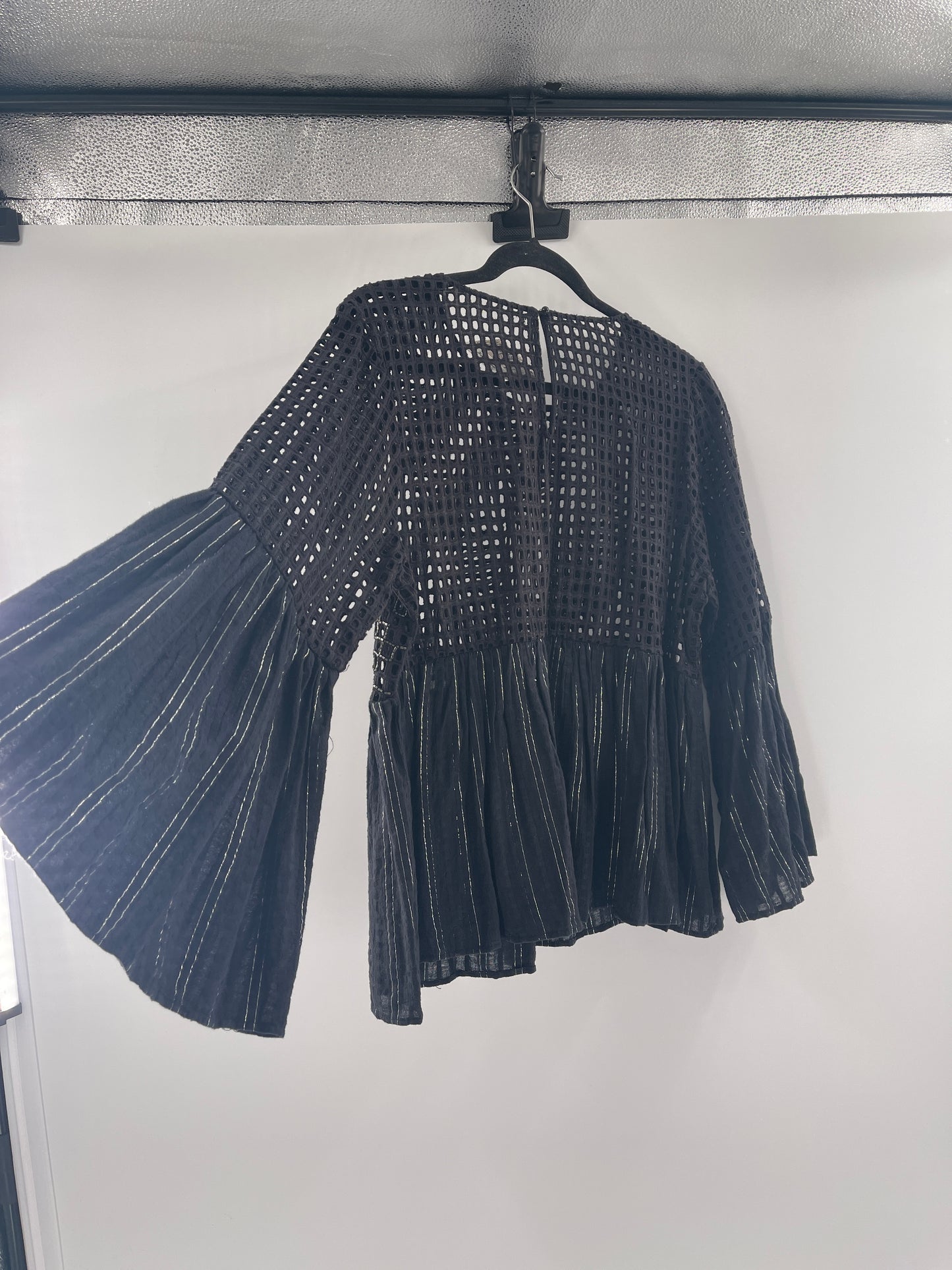 Anthropologie Embellished Mesh Top(S)