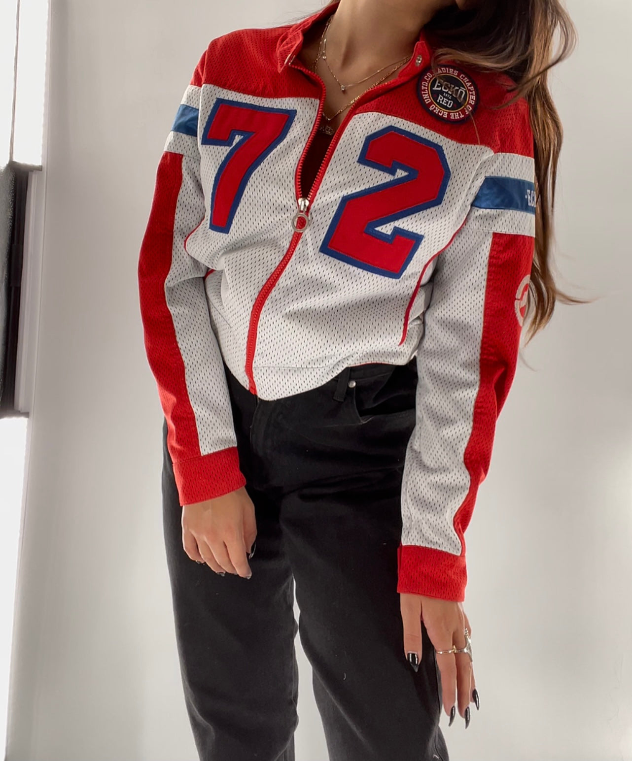 Vintage Ecko Red Racer Jacket (L)