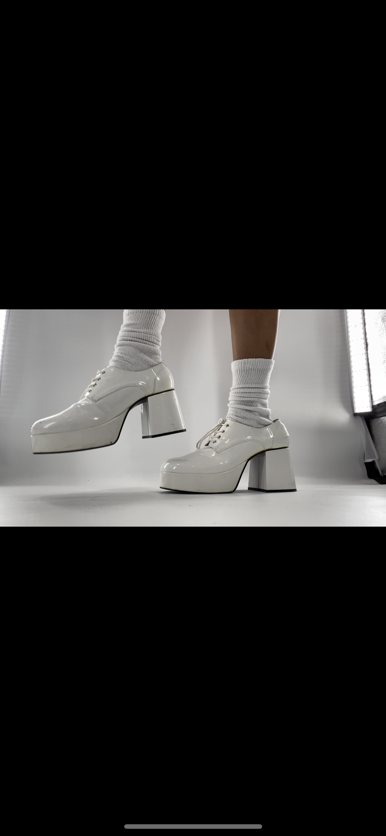 Funtasma White Platform Oxfords (M)