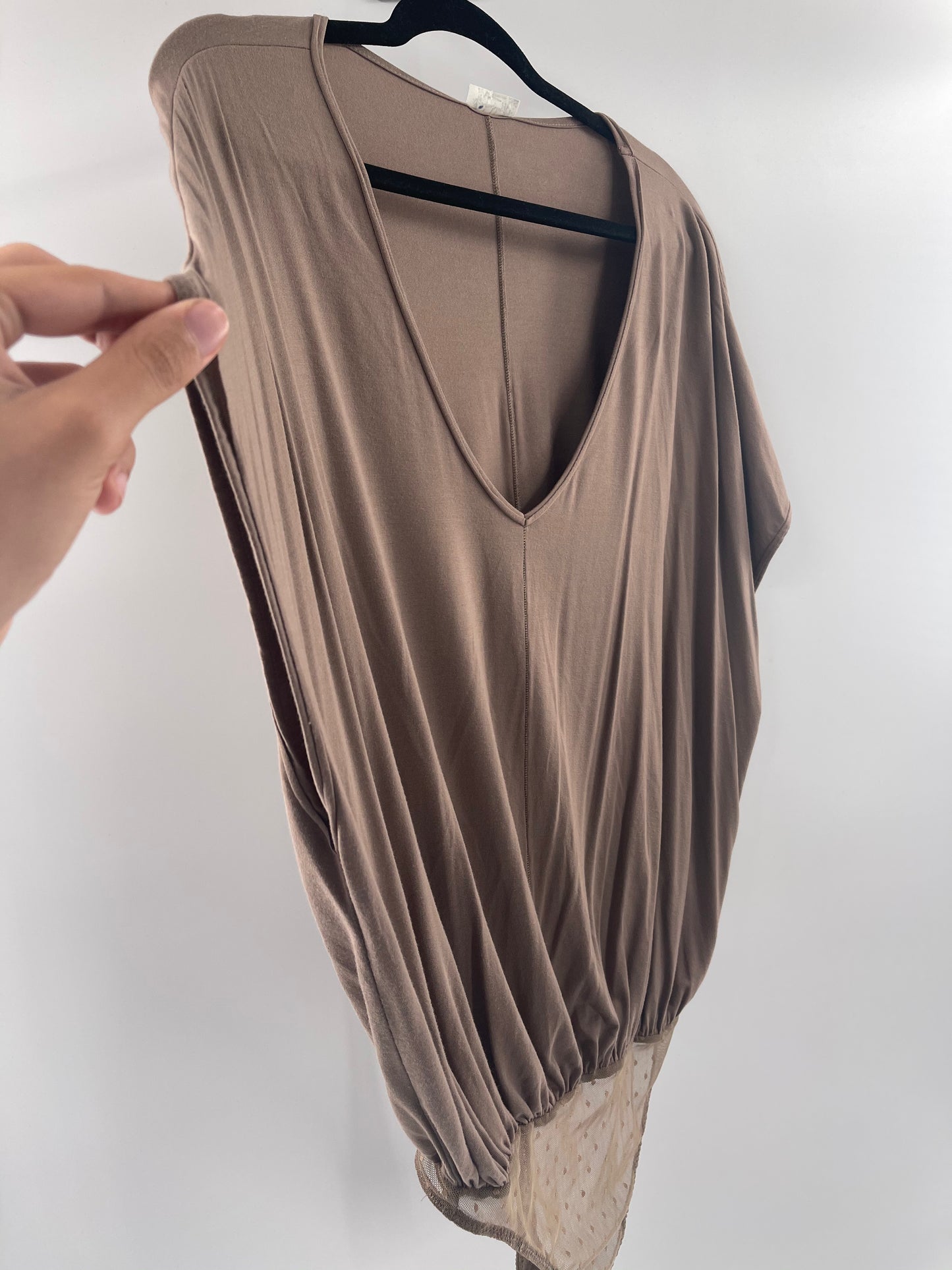 Intimately Free People Tan Bodysuit (S)