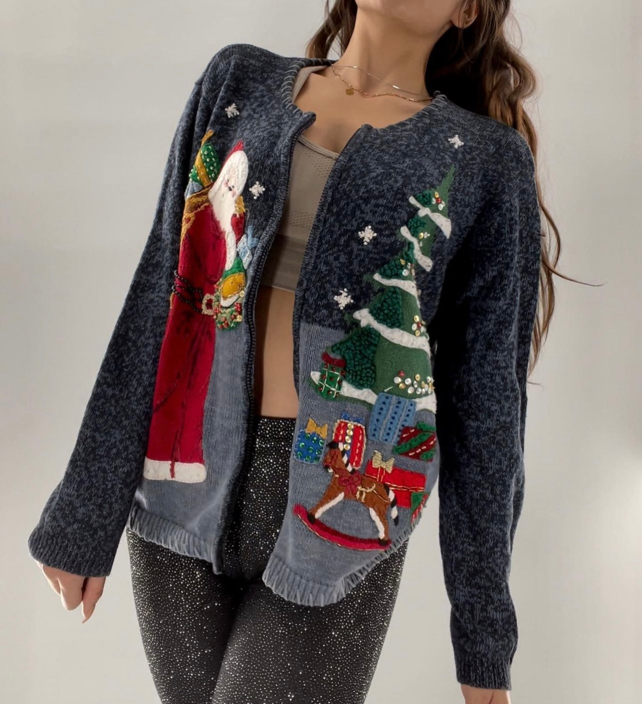 Urban Outfitters Santa Baby Holiday Cardigan (Medium)