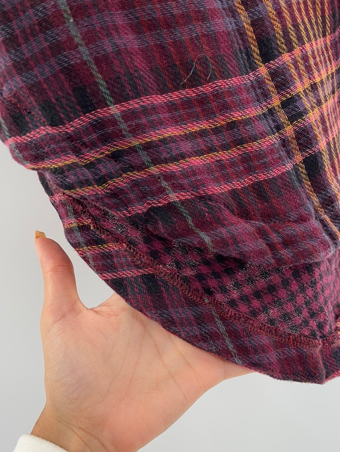 Free People x Shyanne Plum Flannel (S)