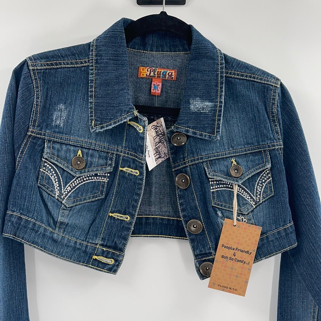 Plugg Ultra Cropped Denim Jacket (M)