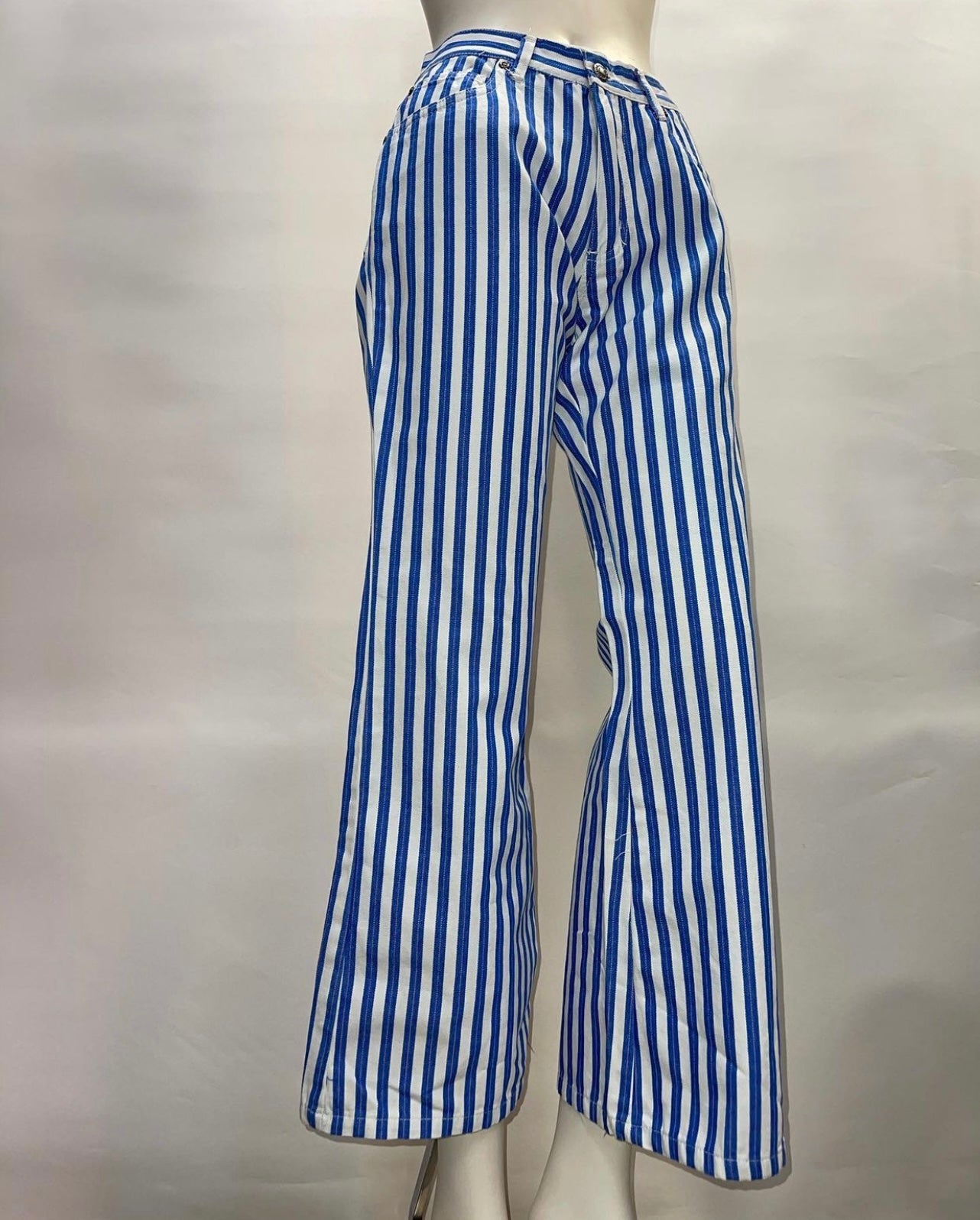 VintageXOXO x Bill Blass Striped Flares (Sz 26)