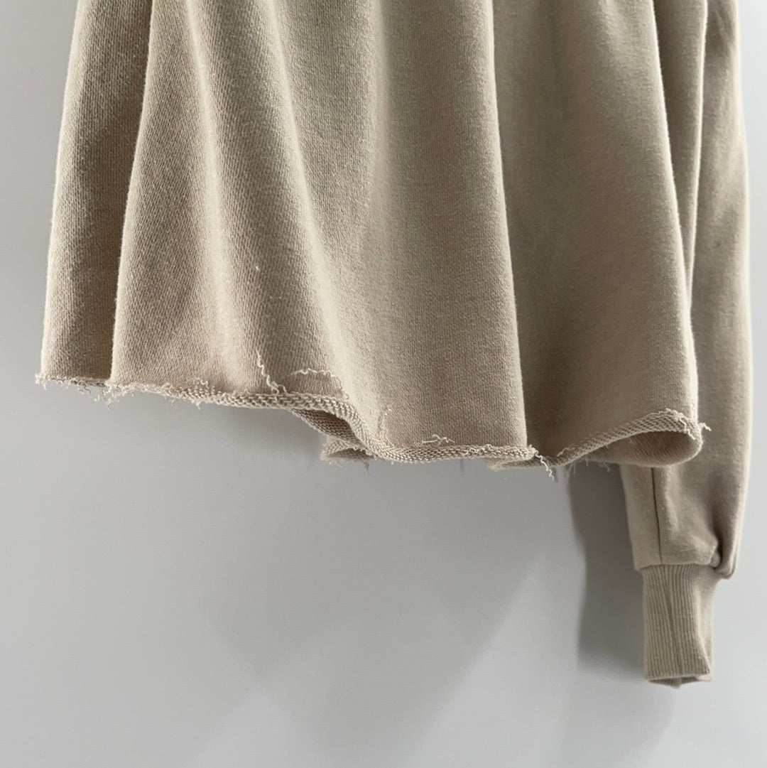 Urban Outfitters Tan Jersey Off the Shoulder (XS)