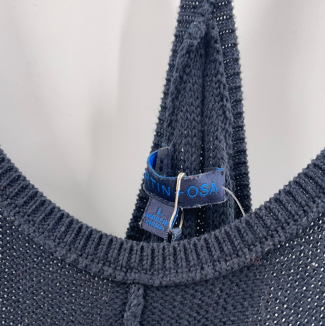 Martin + OSA Navy Knit Tank (L)
