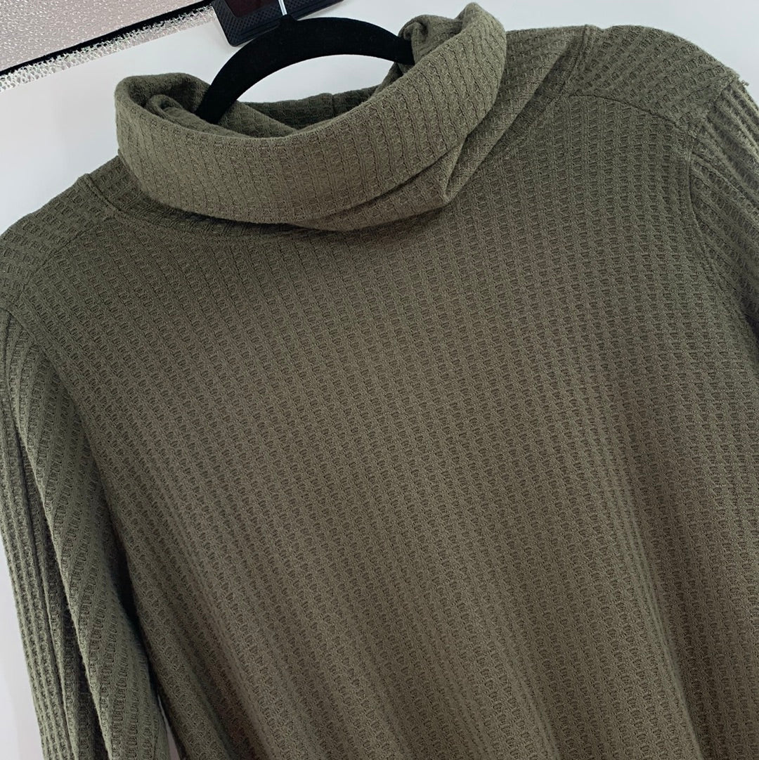 Free People Olive Knit Body Suit (XS)