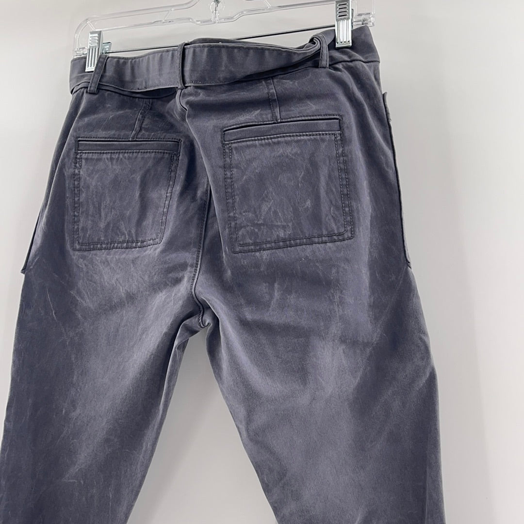 Loft Grey Ribbon Jeans (Size 4)