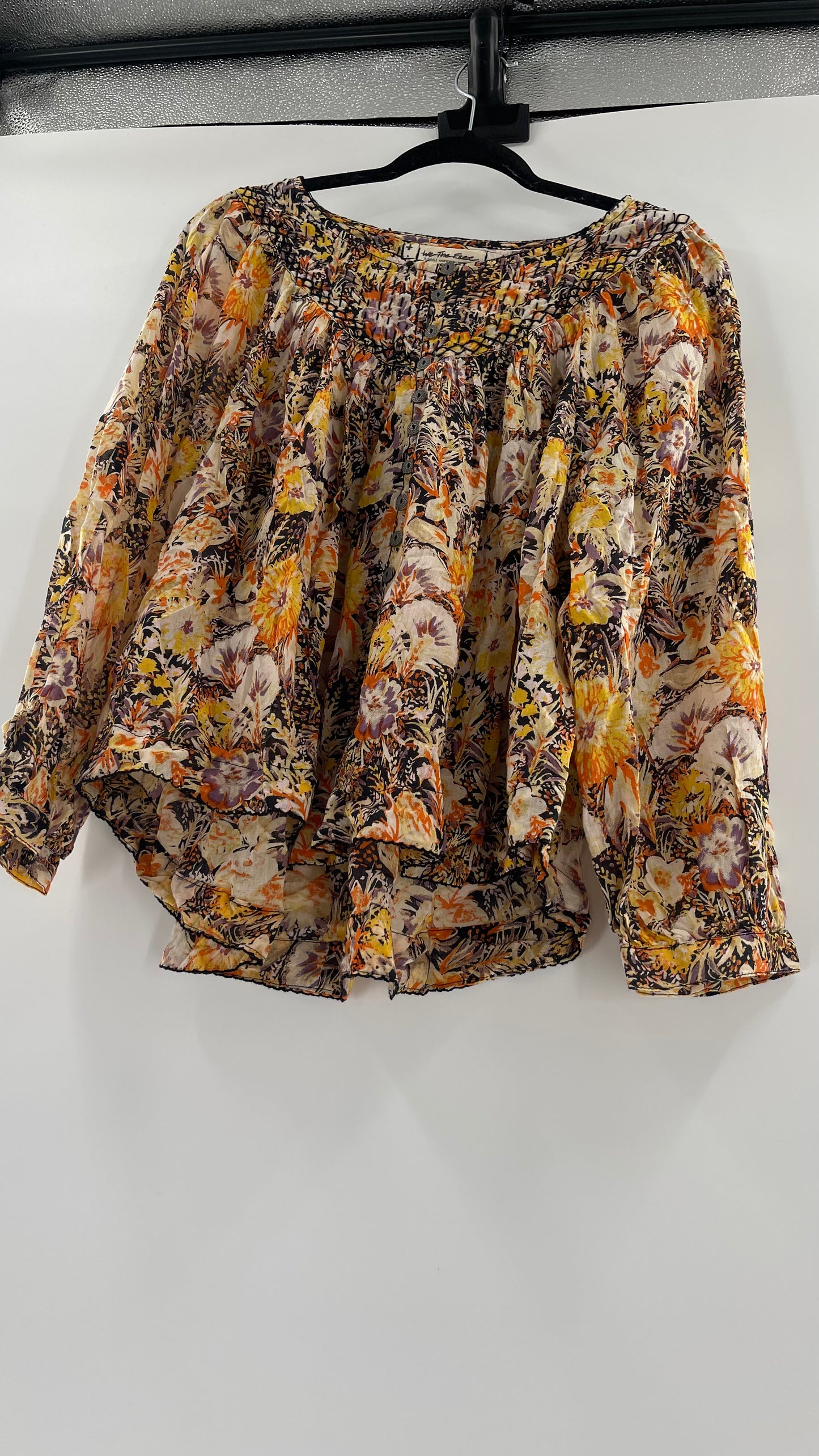 Free People Fall Toned Prairie Top (Small)