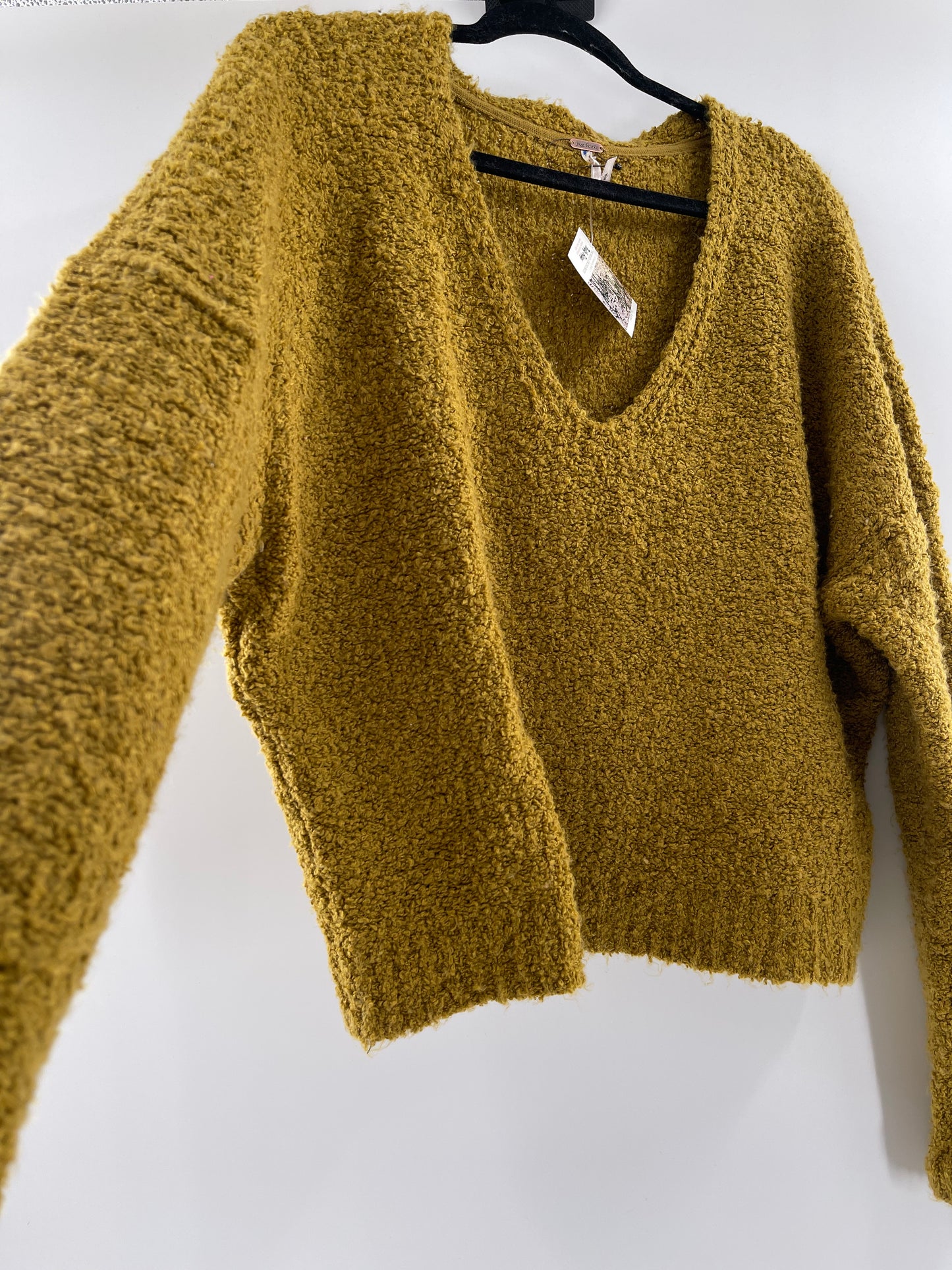Free People Mustard Yellow Sweater (S)