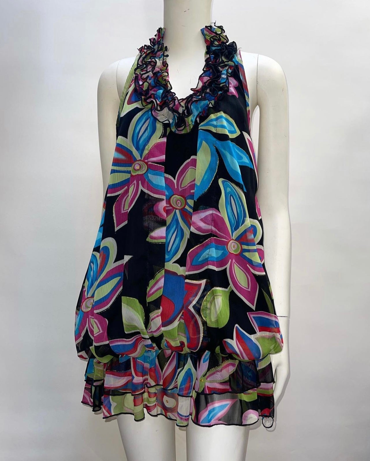 Vintage Contrast Bubble Dress (S)