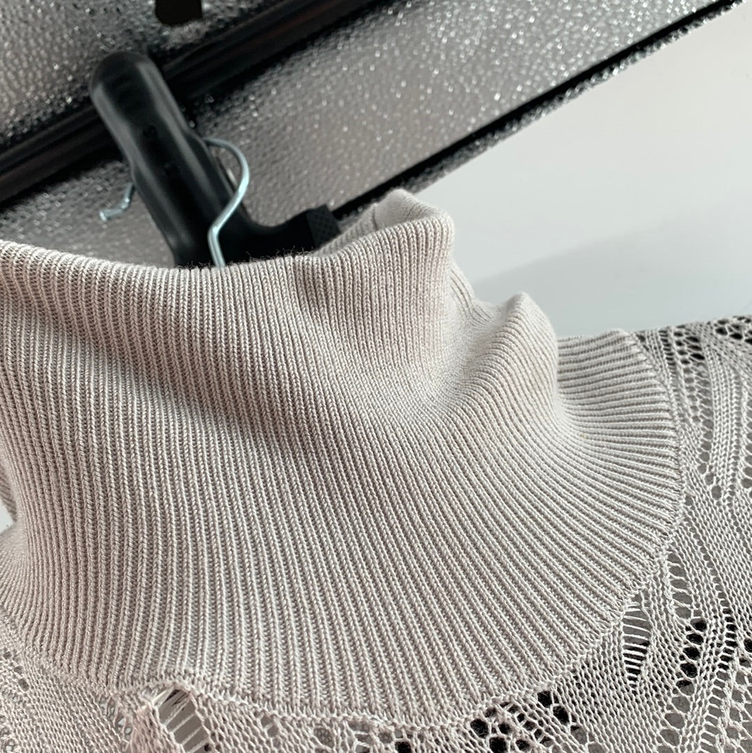 Free People light grey Knit Body Suit (M)
