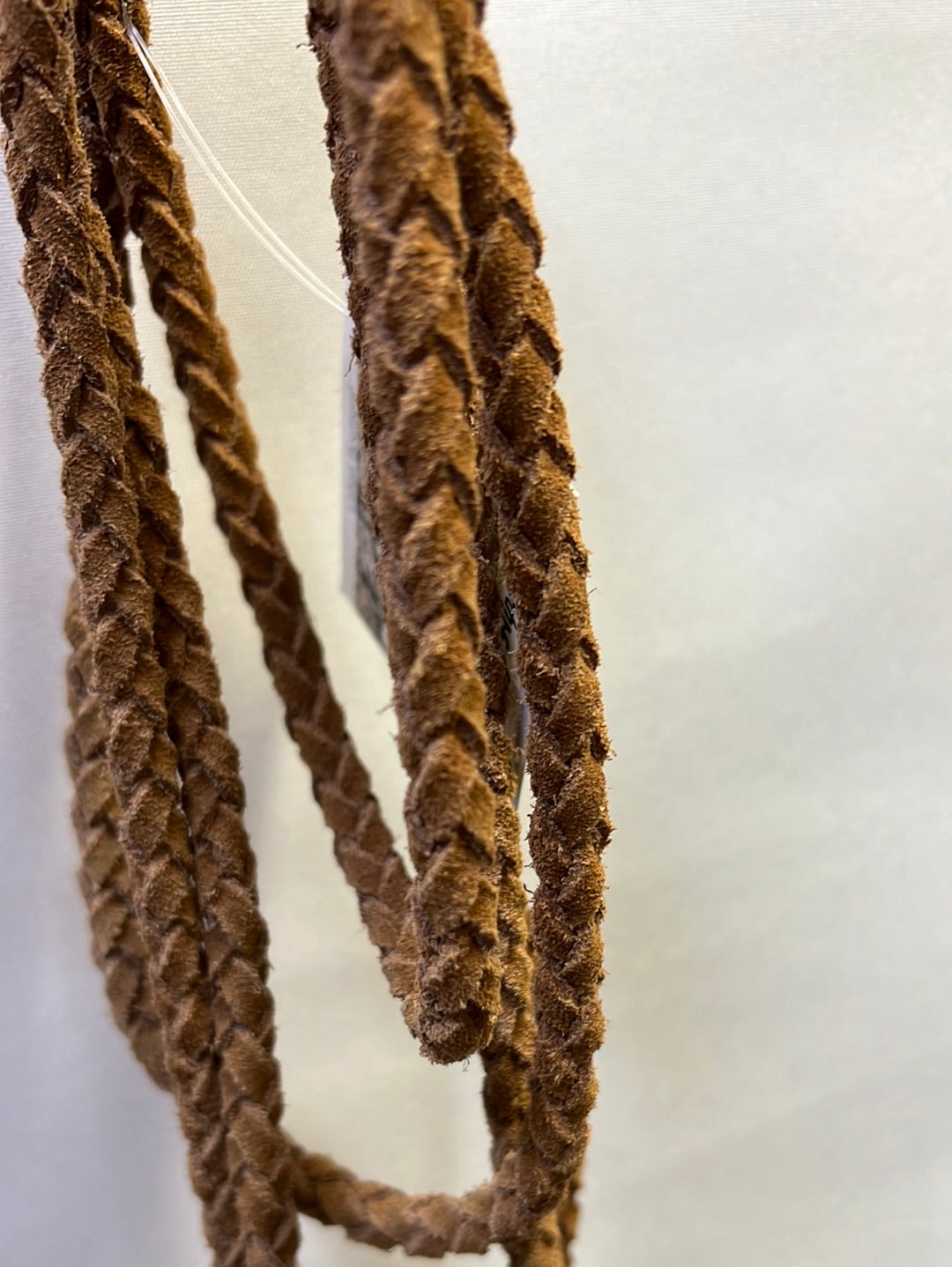Free People Brown Braided Suede Cord Belt
