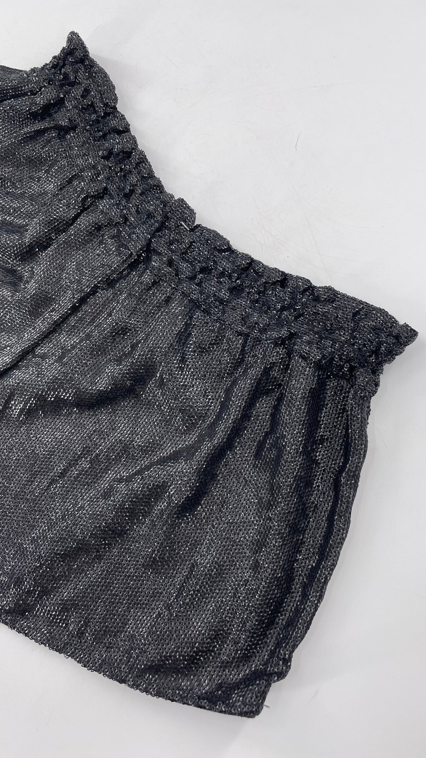 Urban Outfitters Silence And Noise Black Sequins Cocktail Party Shorts Size Med