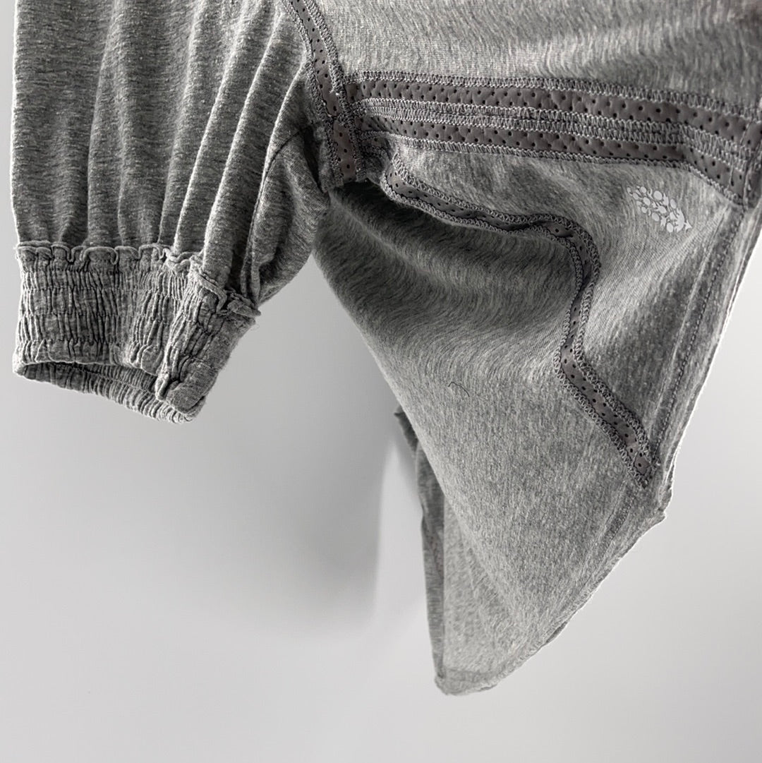 Free People Movement Grey Short Sleeve (XS)