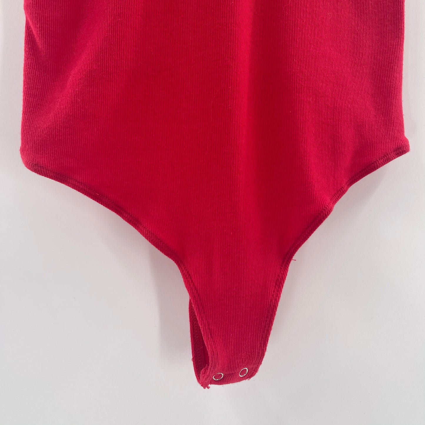 Intimately Free People “U” Shape Collar Red Bodysuit (Size XS)