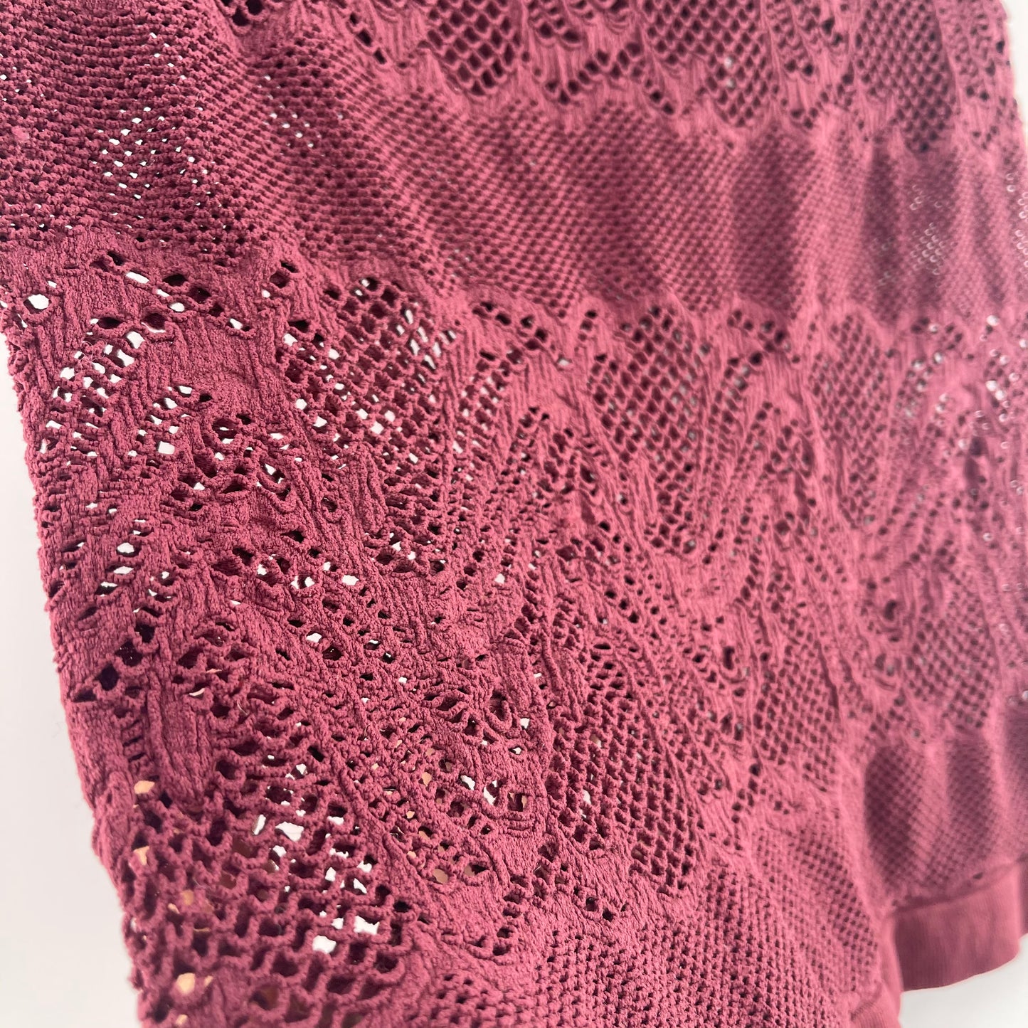 Intimately Free People Burgundy Lace Tube Top (XS)