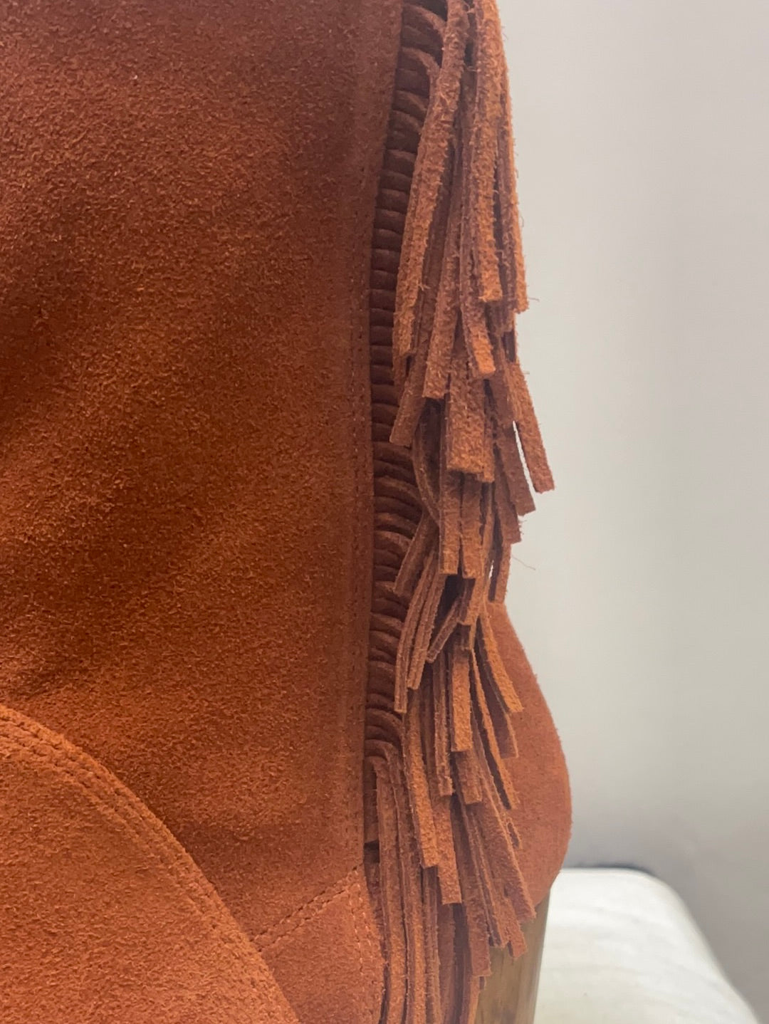 Bernardo Fringe Orange Boots