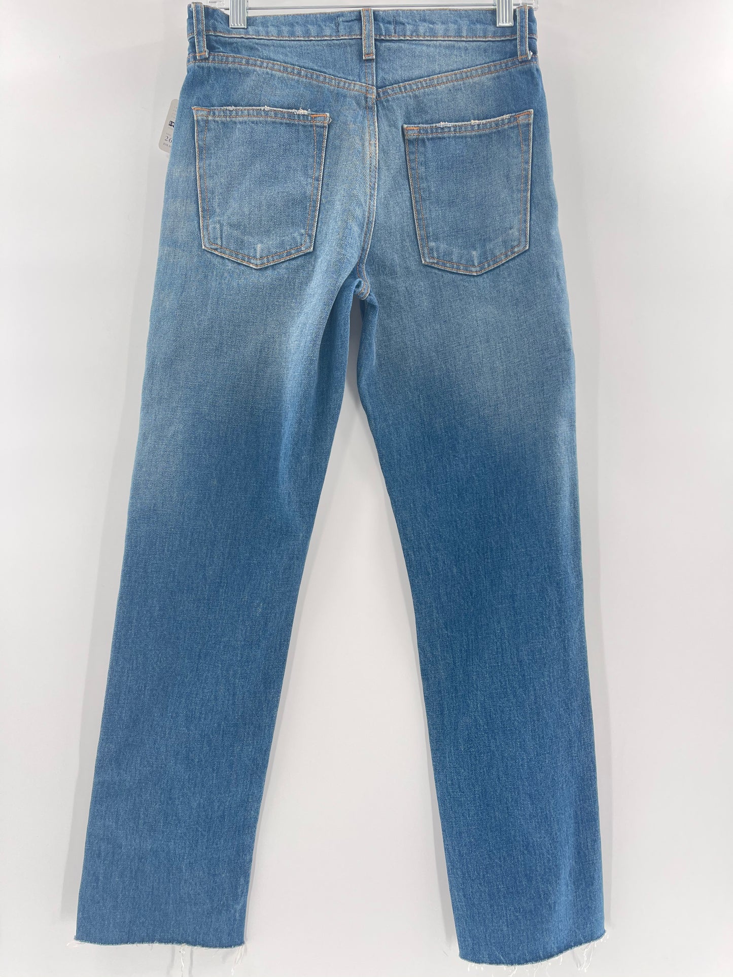 Free People Light Wash Ripped Jeans (size 26)