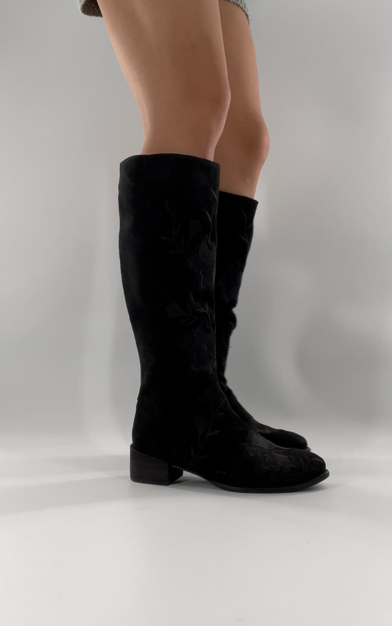 Seychelles Black Suede Boots