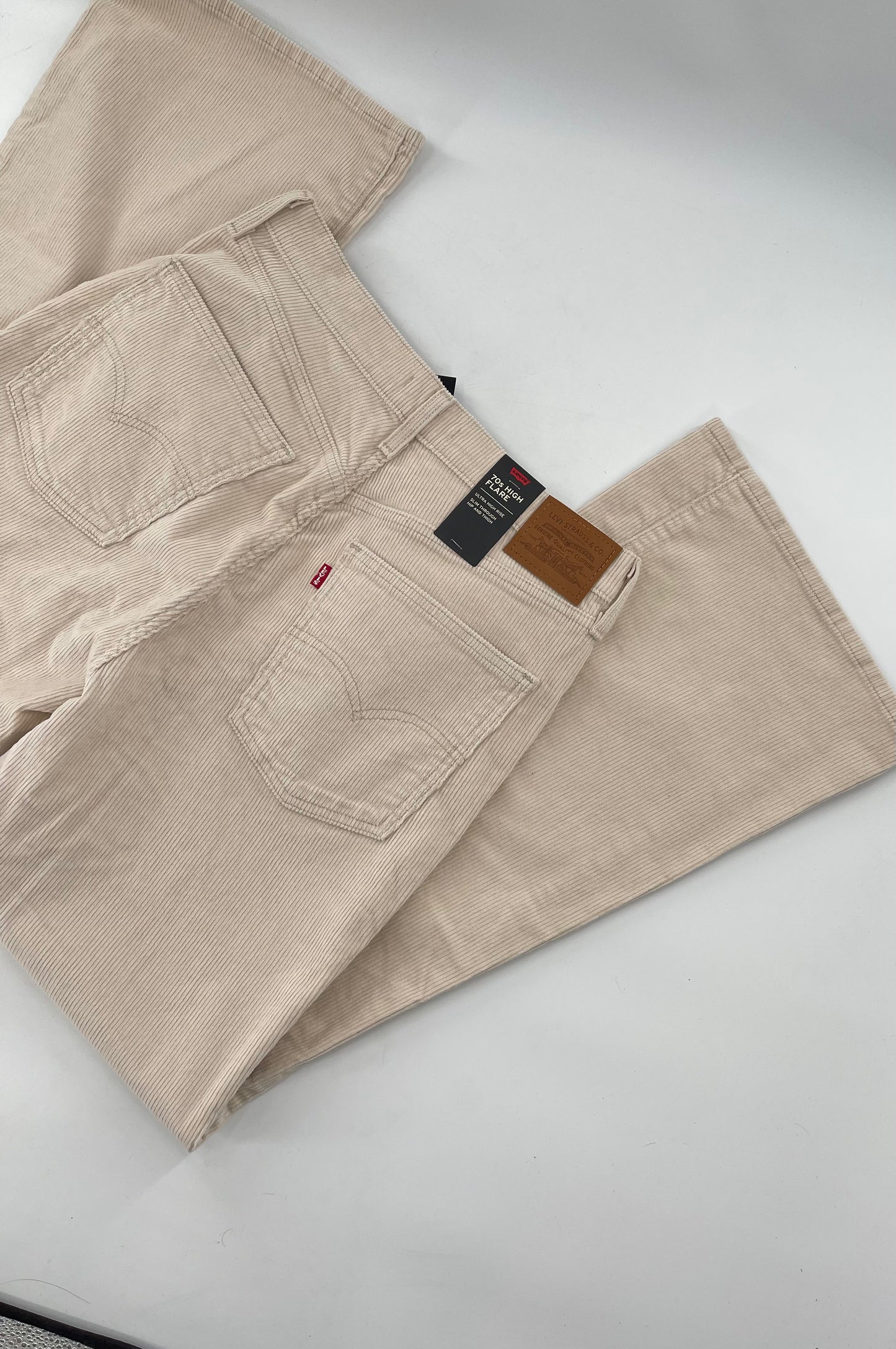 Free People Off White Corduroys 70s High Flare (31)