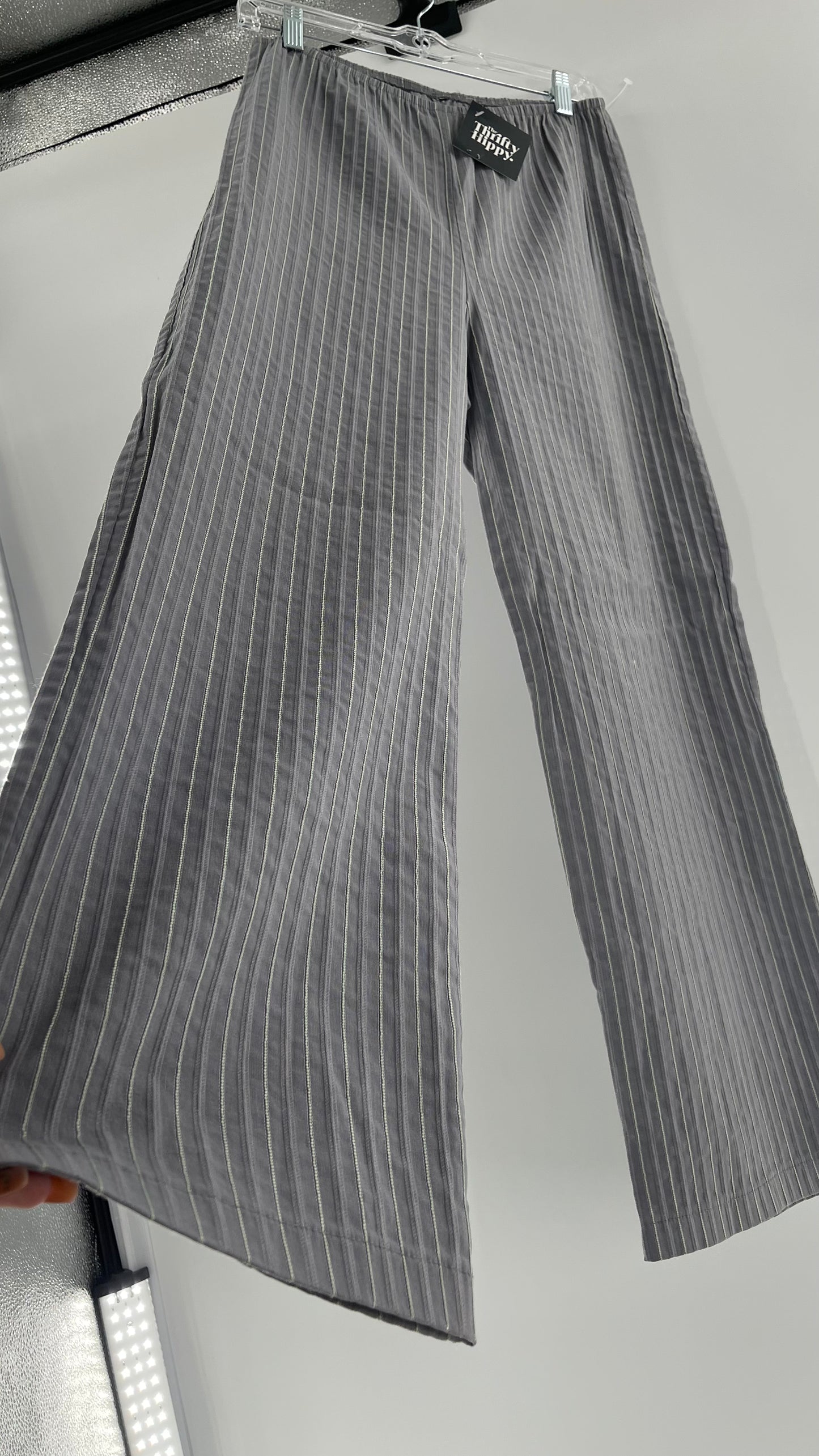 Vintage Pinstripe Wide Legs (Medium)