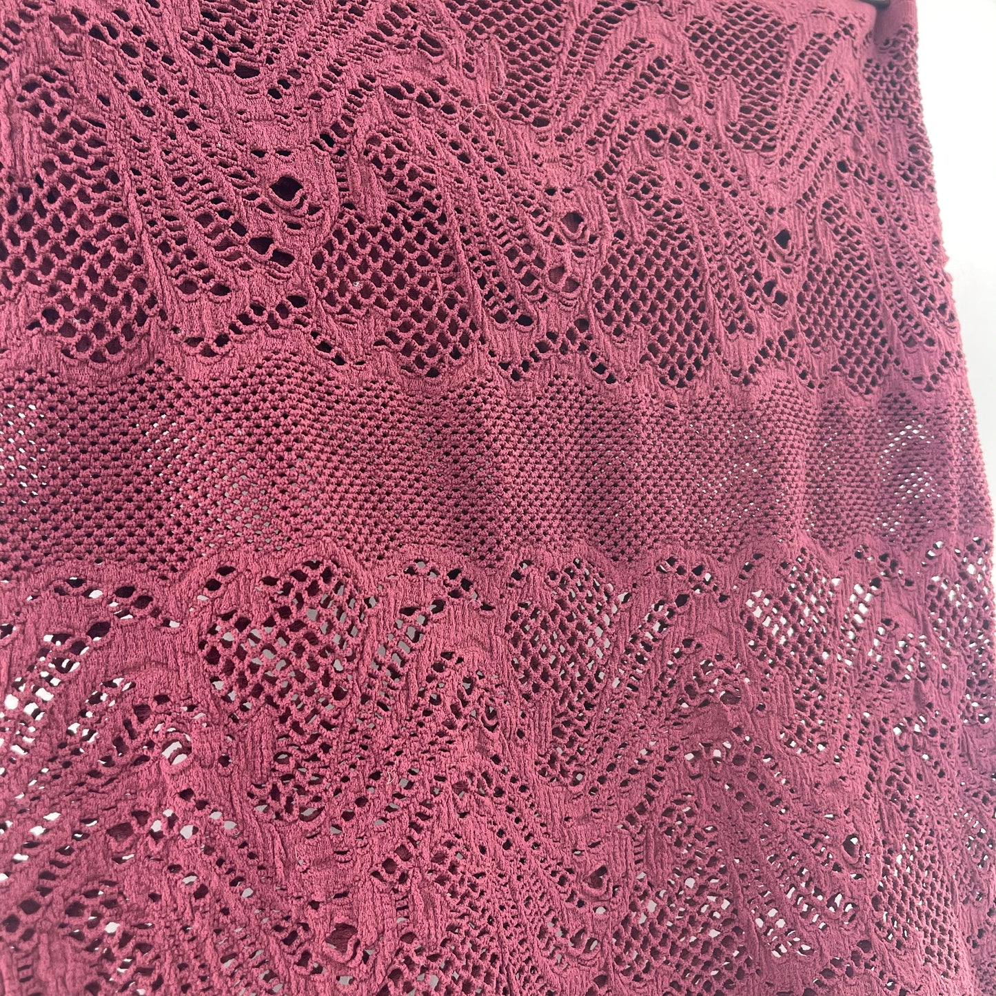 Intimately Free People Burgundy Lace Tube Top (XS)