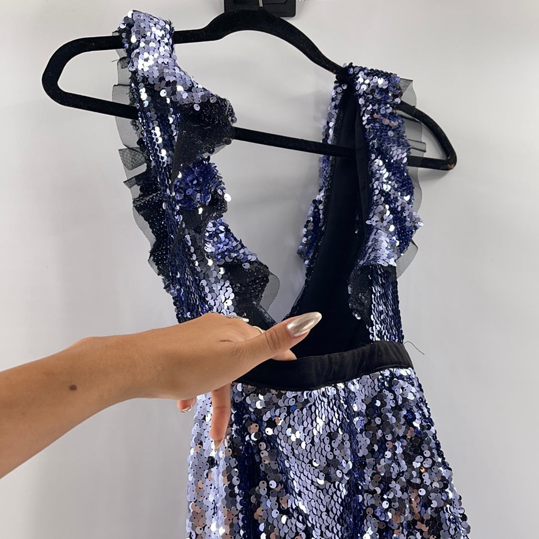 Free People Lavender Sequin Dress (10)