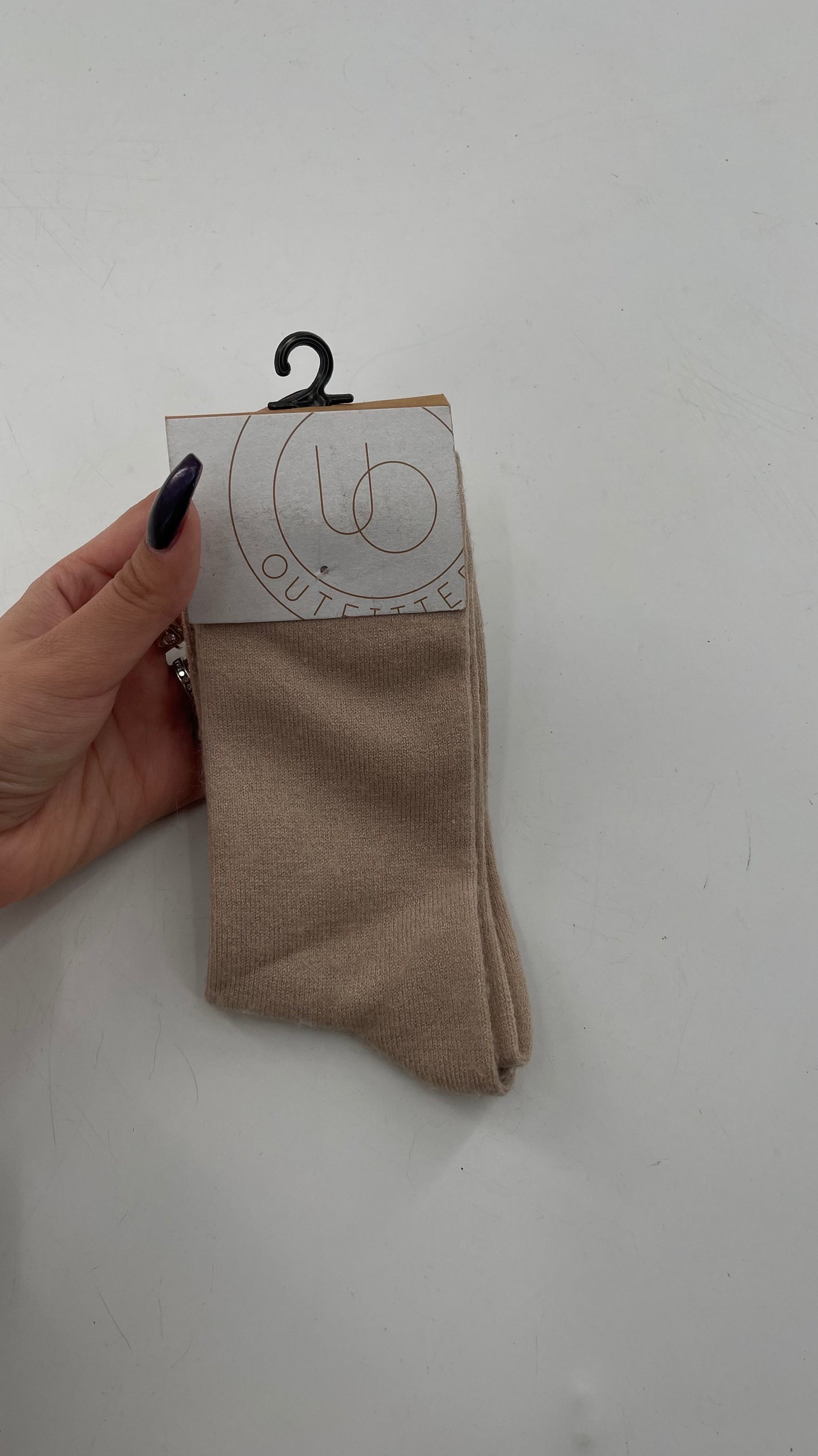 Urban Outfitters Tan Crew Socks