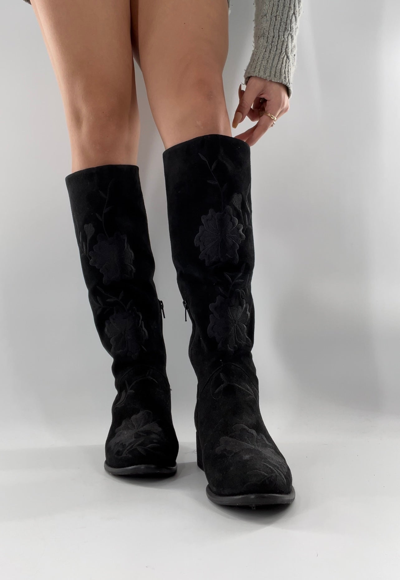 Seychelles Black Suede Boots