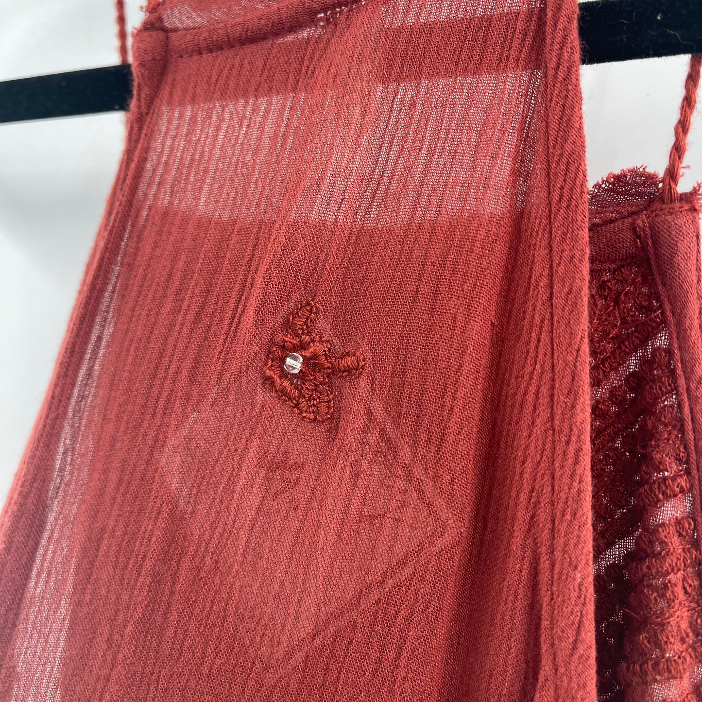 Intimately Free People Burnt Orange Tunic (S)