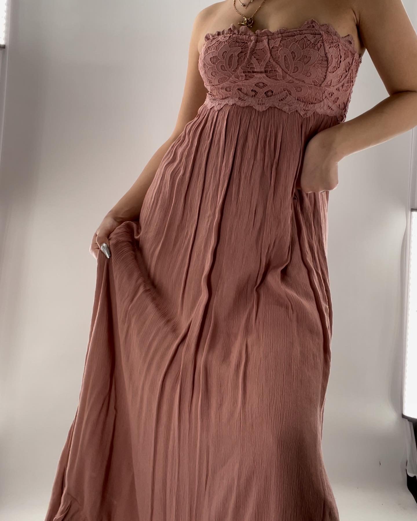 free people adella corset maxi dress Free People Adella Corset Maxi Dress Size Large