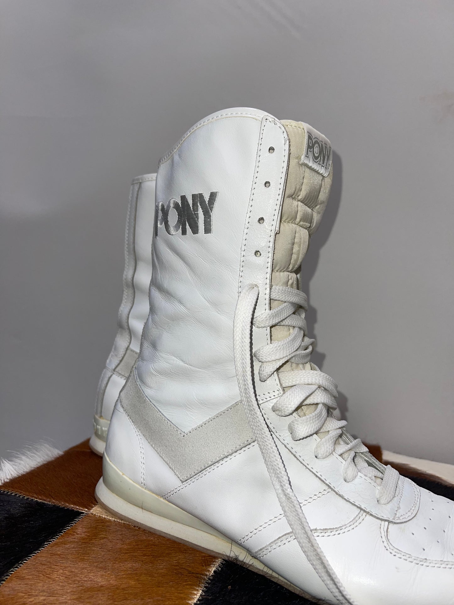 PONY Vintage High Top Sneakers