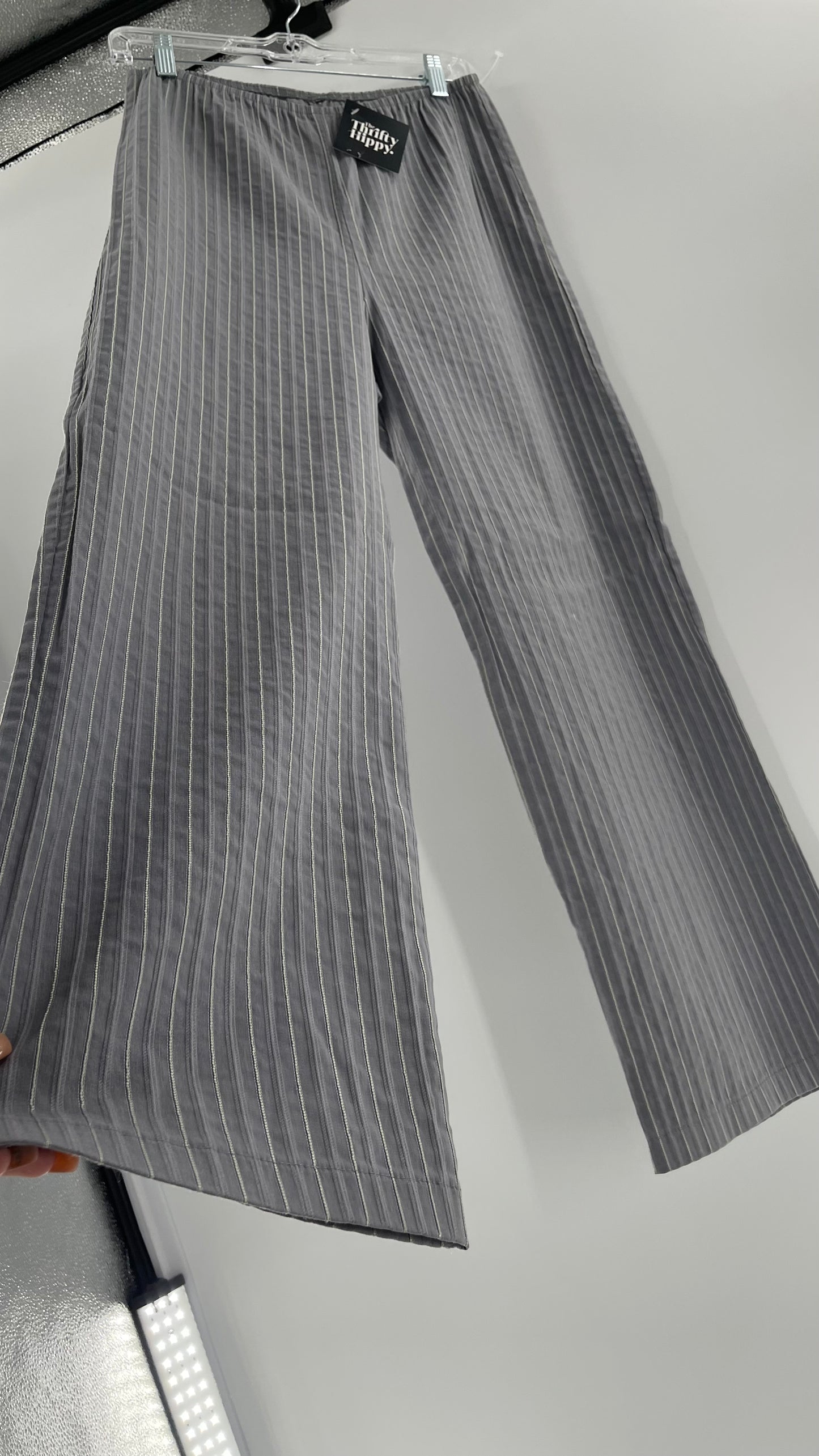 Vintage Pinstripe Wide Legs (Medium)