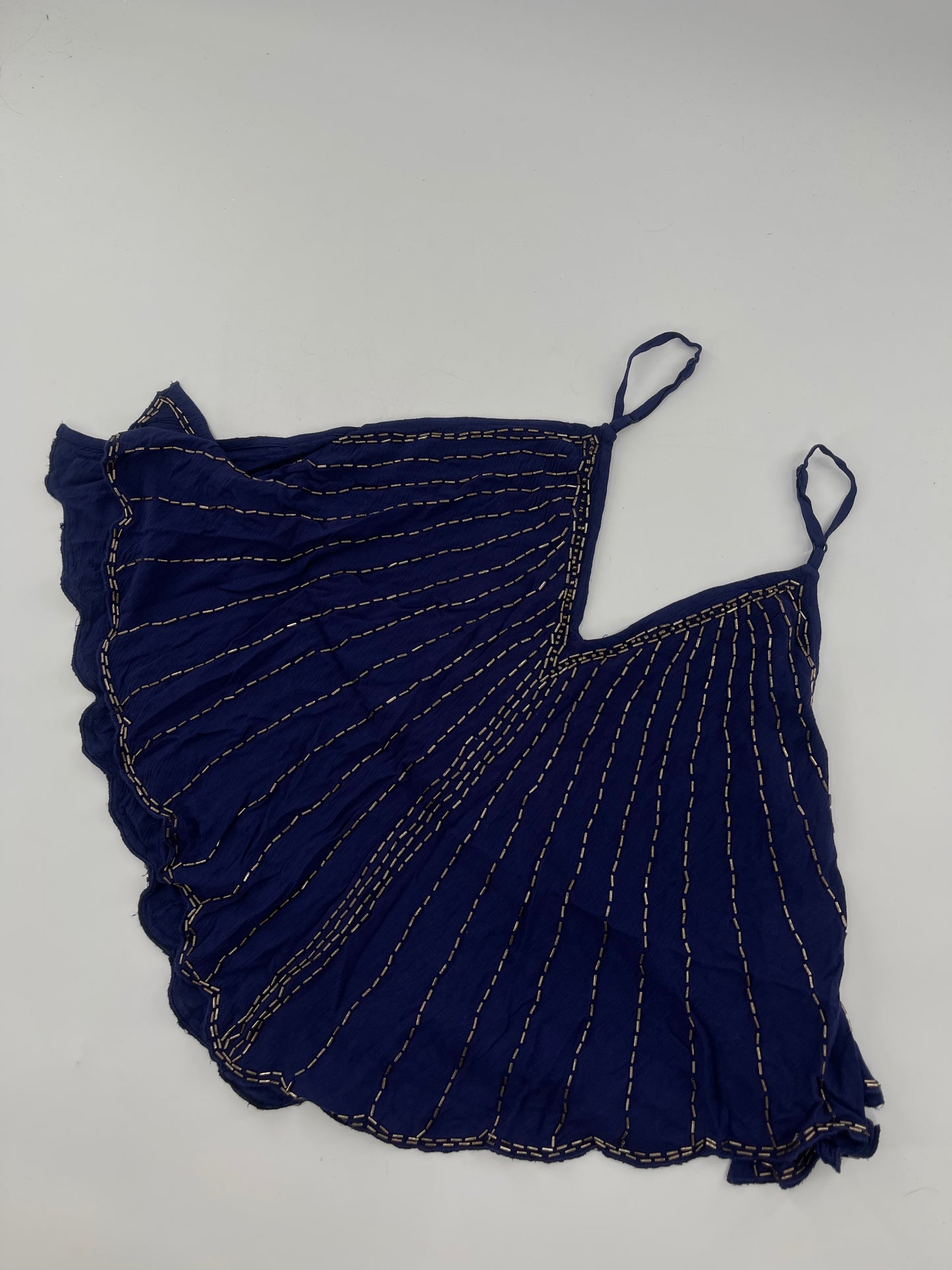Free People Navy Beaded Tank (XS)