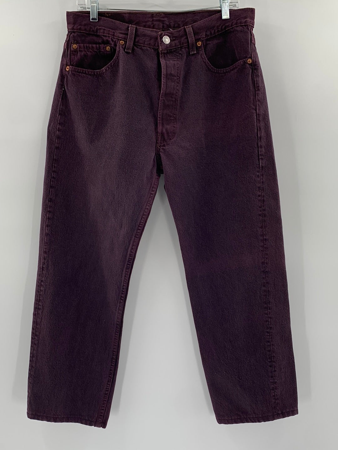 Plum Levi 501 Jeans (Size 34 X 30)
