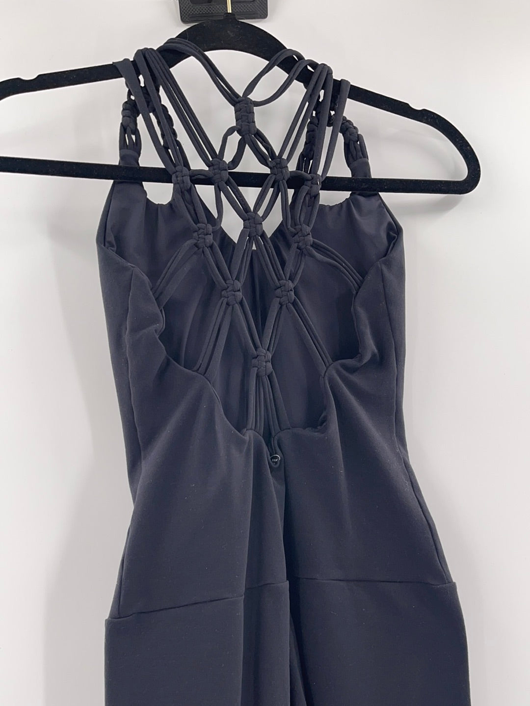 Mika Yogawear - Black Bodysuit Jumpsuit (Size Small)