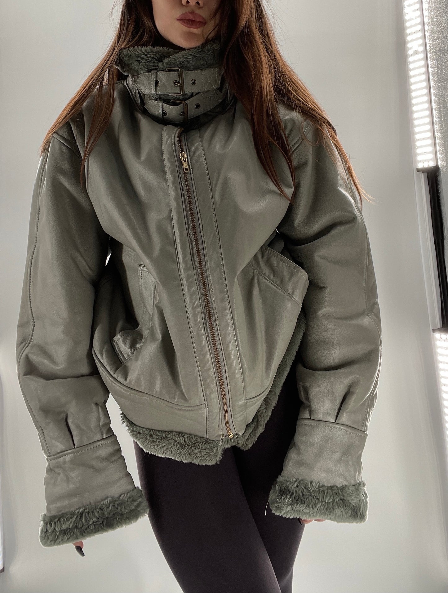 Rare Vintage Hind Leather Jacket (Medium)
