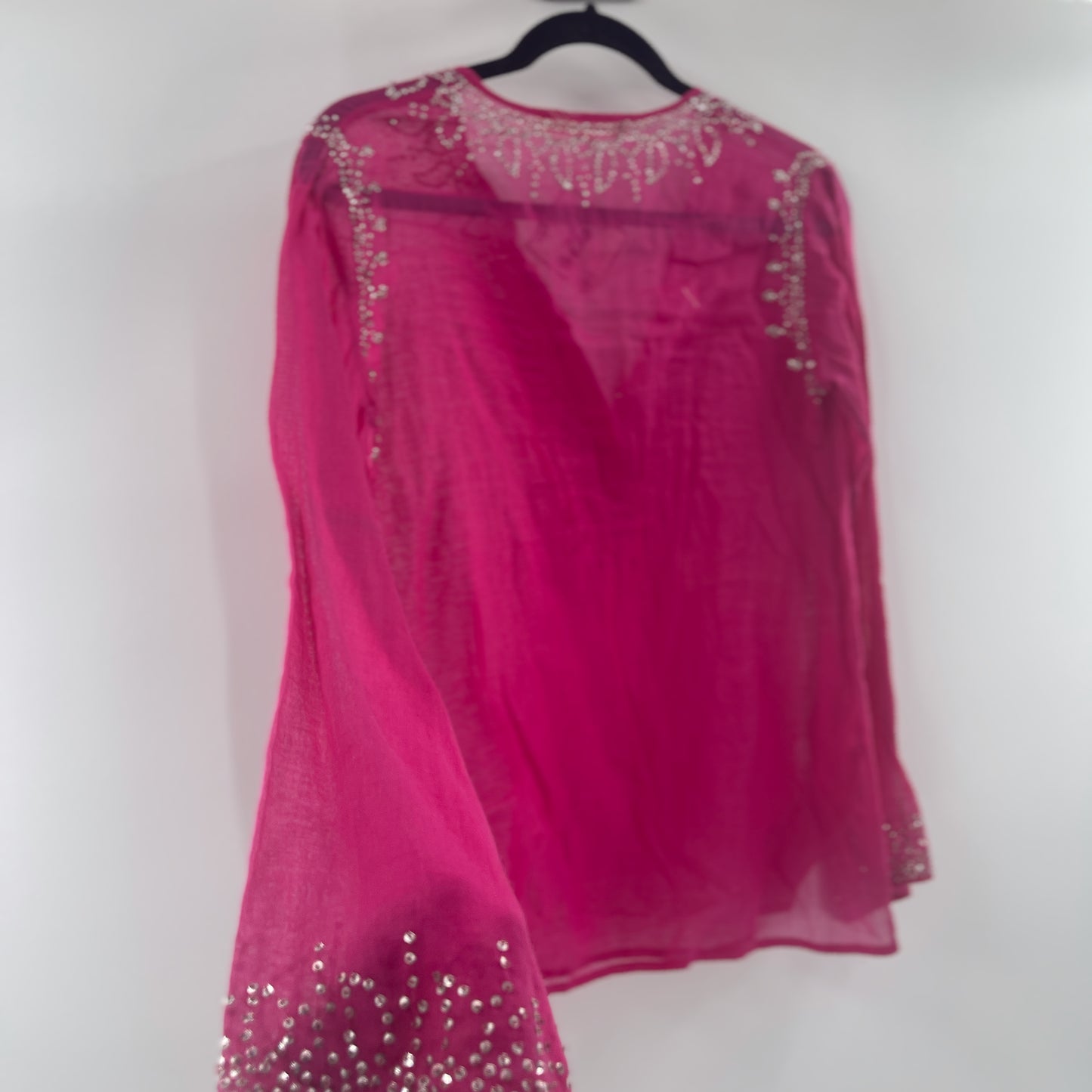 Margaret loves Peter Embellished Linen blouse (S)