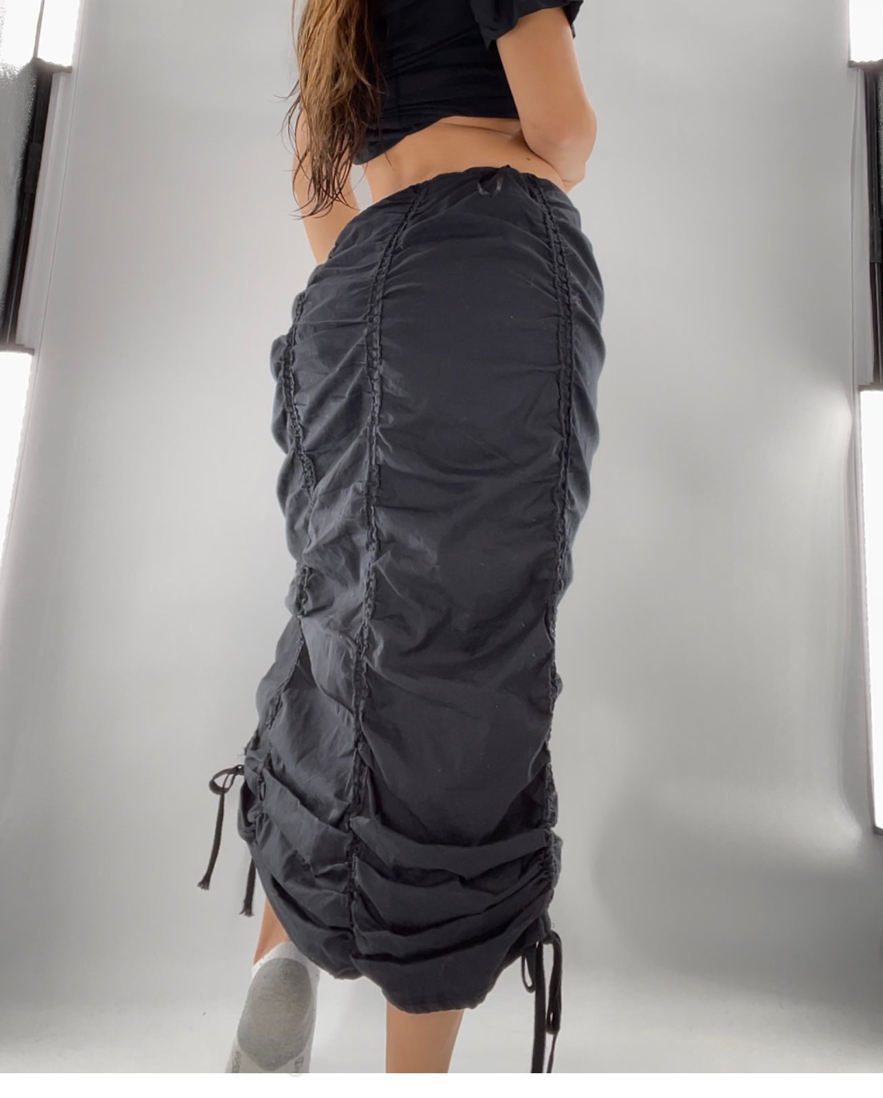 Mix Nouveau NY Black Cargo Skirt (Large)10