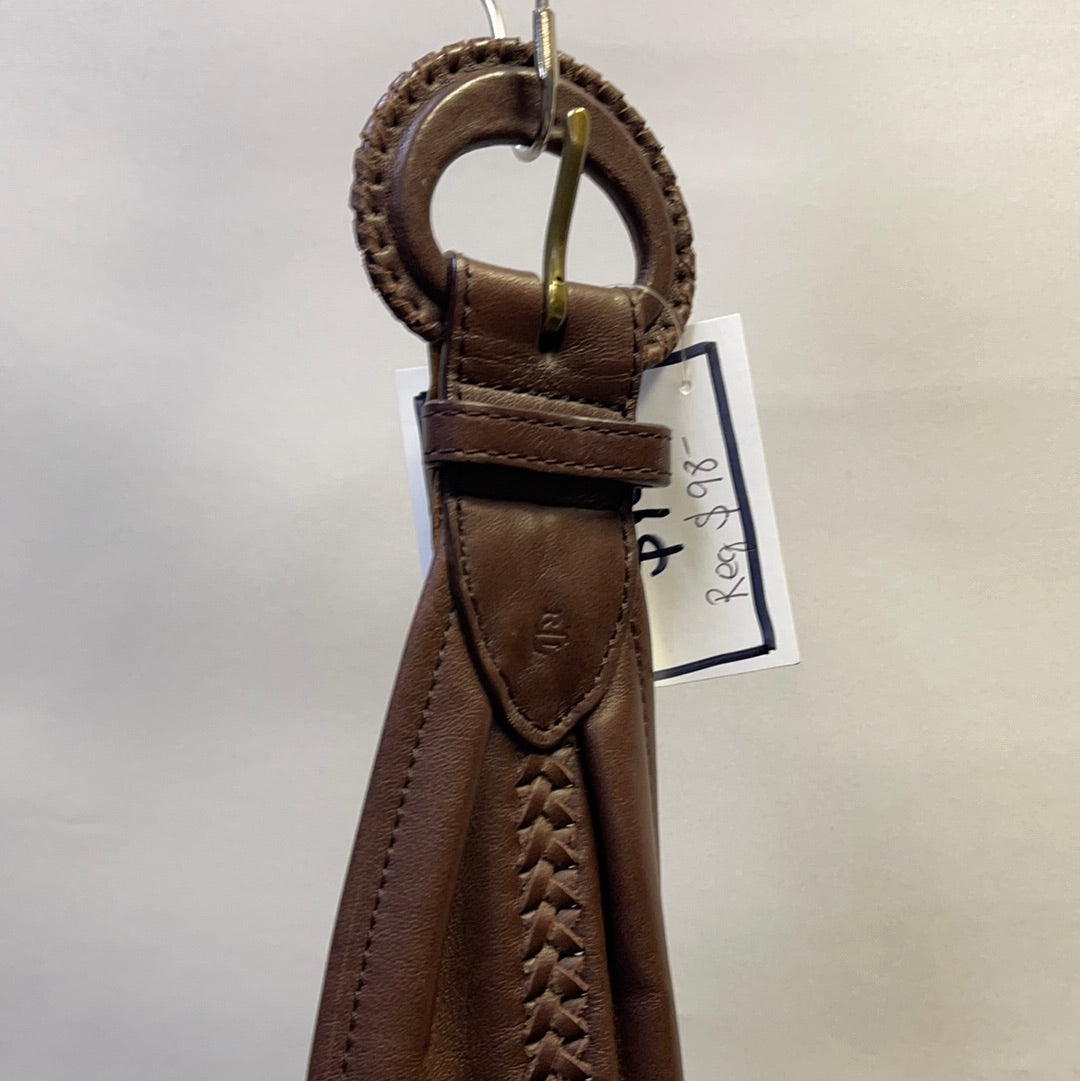 Ralph Lauren 100% Leather Hoop Waist Belt