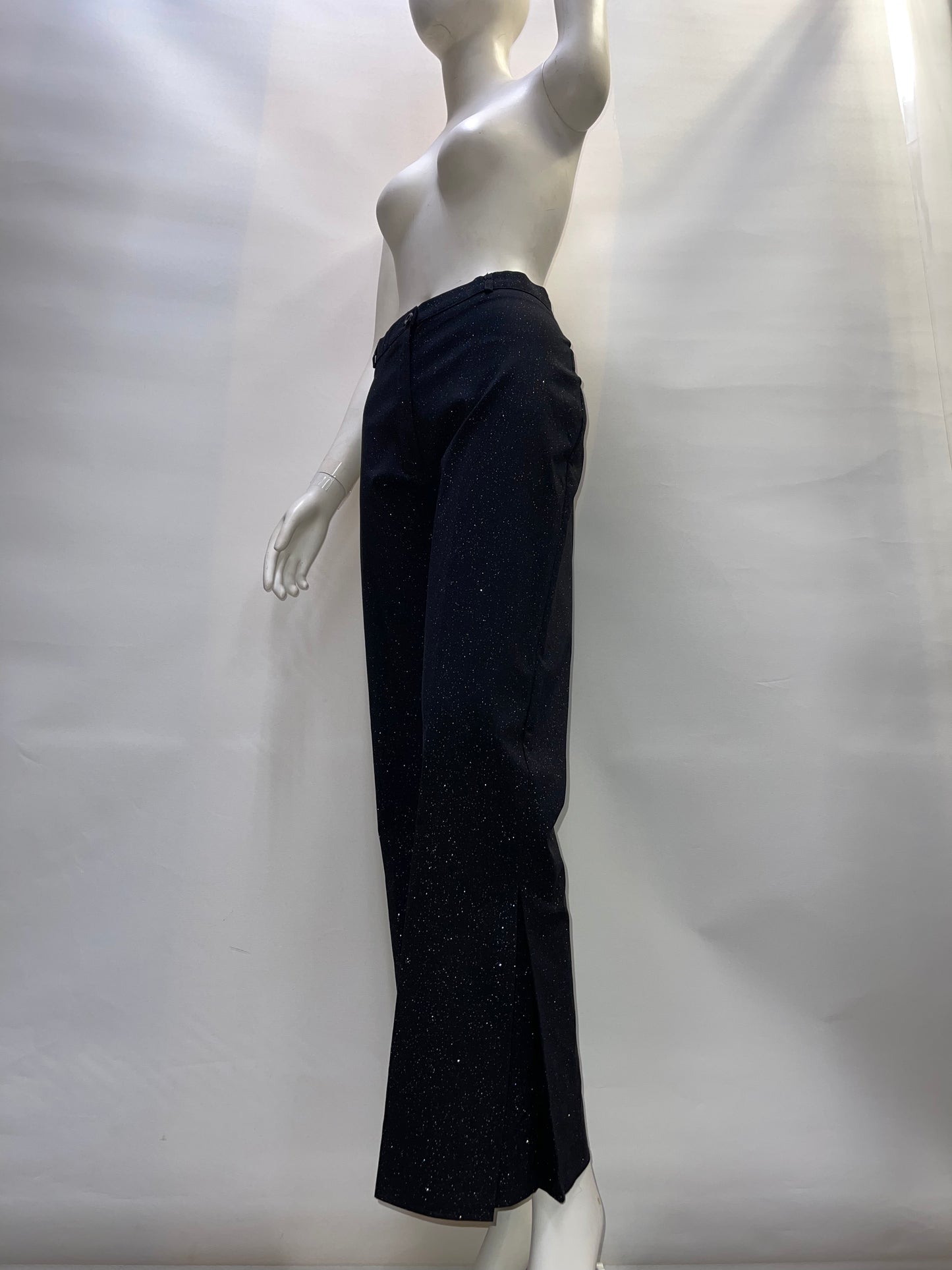 CLOCKHOUSE Vintage Button Up Sparkle Pants (Sz 28)