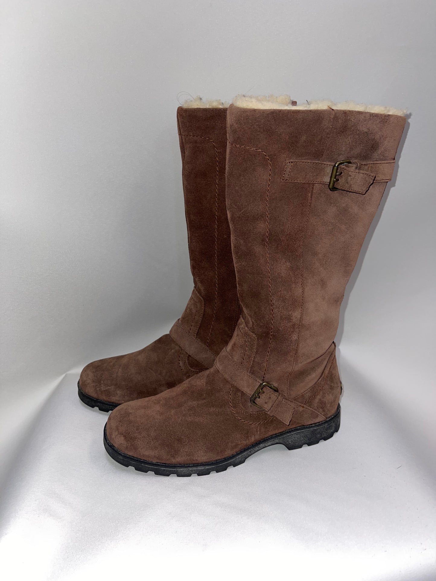UGG Brown Zip Up Winter Boot