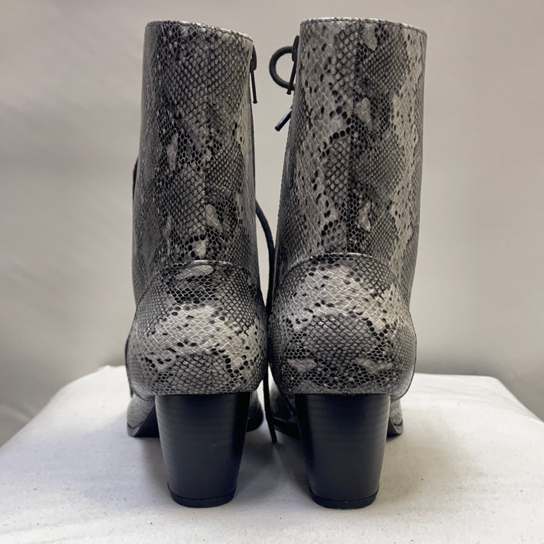 Coconuts by Matisse Snake Skin Patterned Zip Up Boots