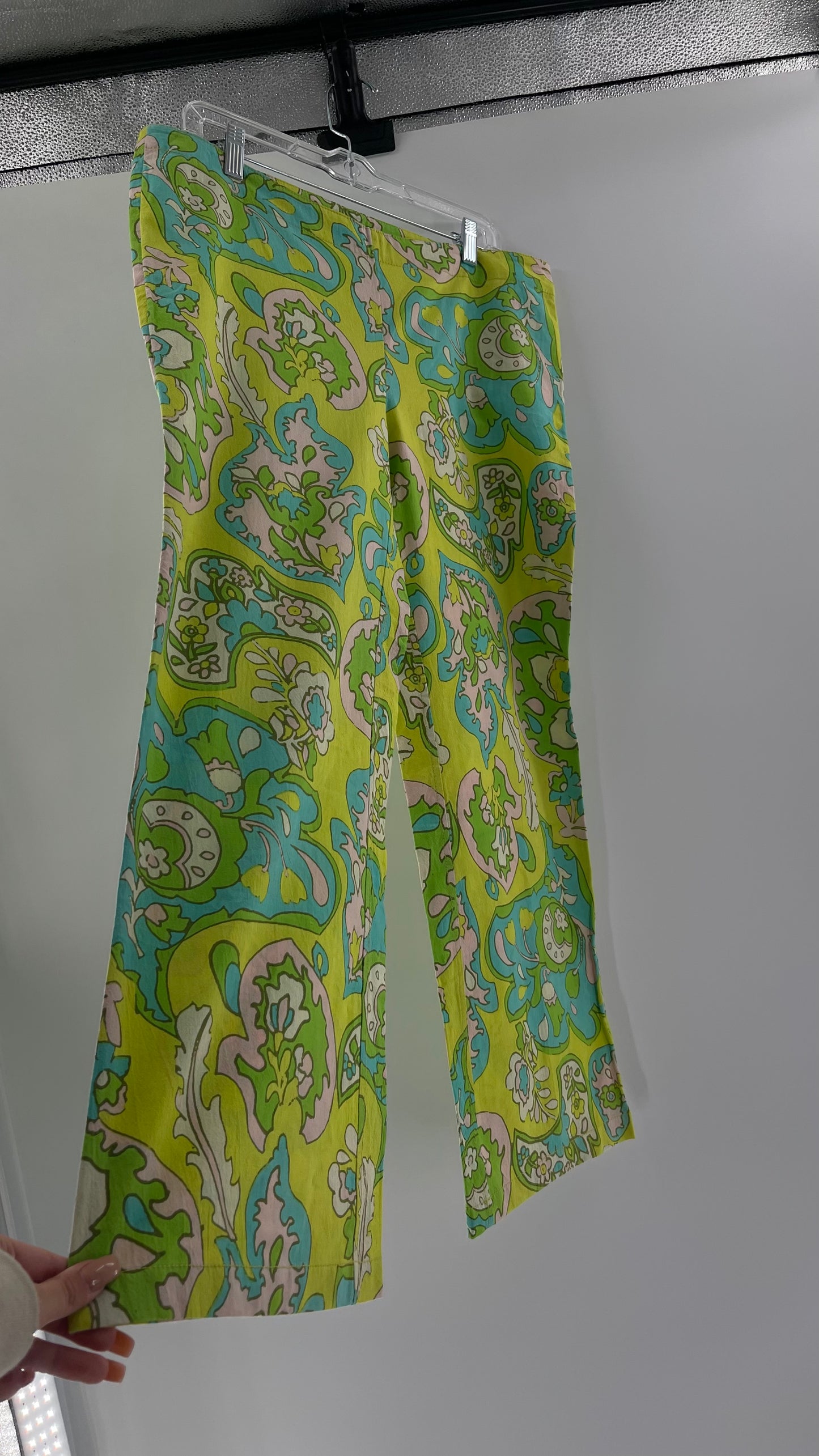 Free People Lime Paisley Patterned (12)