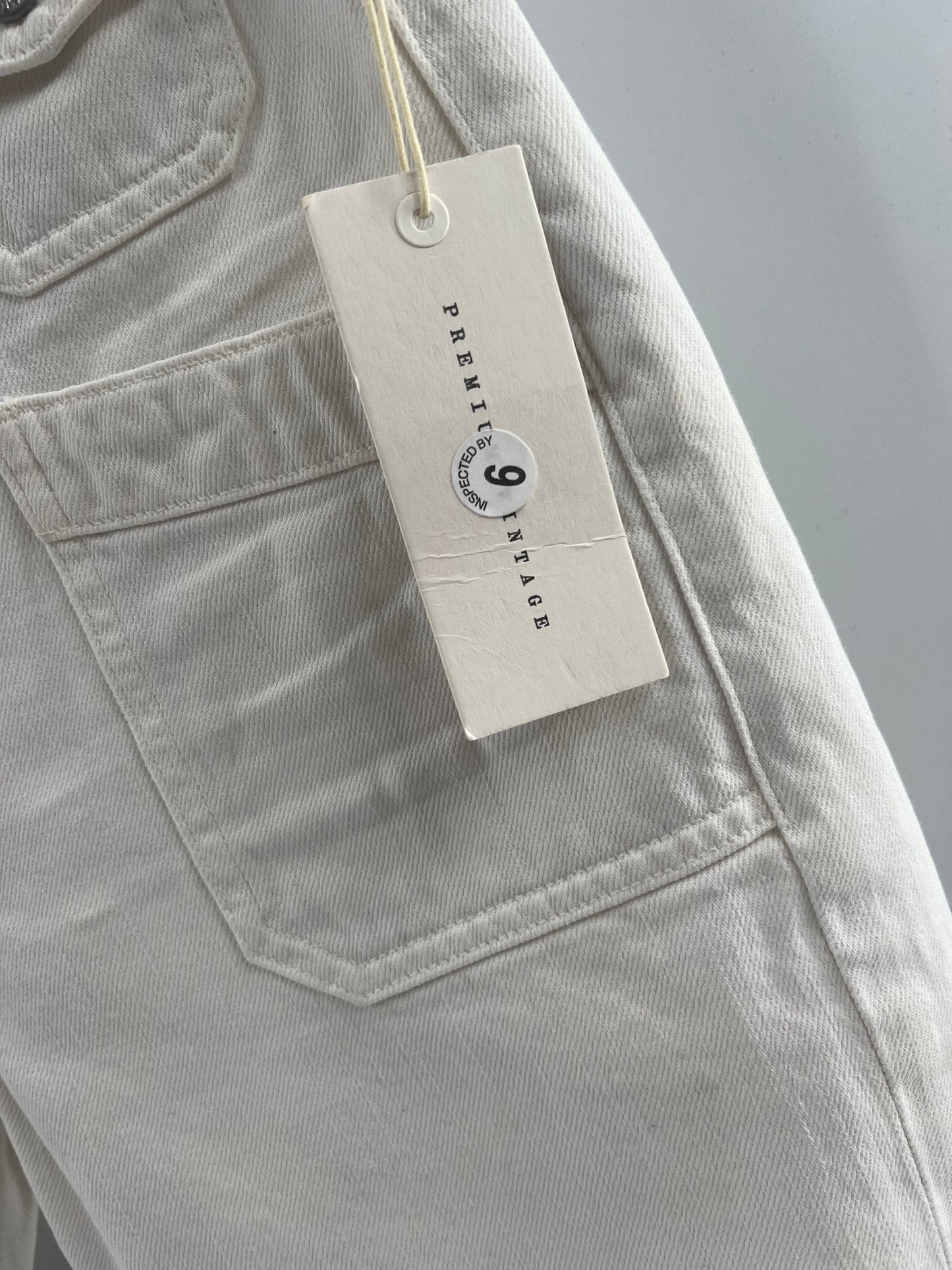 Citizens of Humanity White Zip Up Multi Pocket Jeans (size 26)