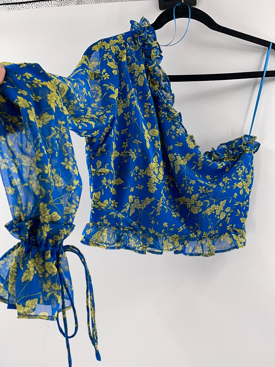 The East Order Royal Blue Asymmetric Top (M)